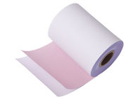 recibo térmico cor-de-rosa Rolls de papel de 70gsm ATM 120um 80x80x12mm