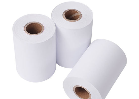 Impressão térmica sem carbônio do papel do recibo 50gsm do NCR