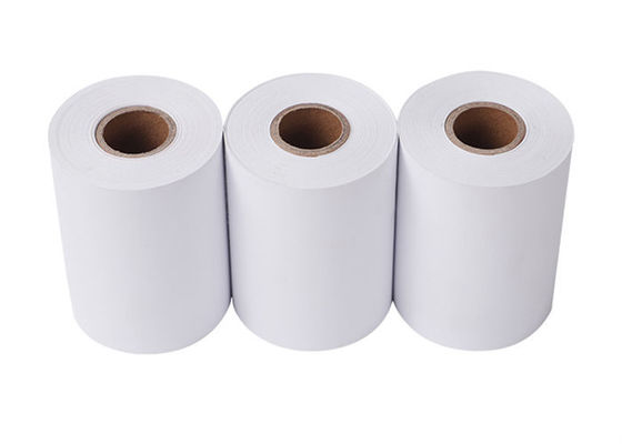 Impressão térmica sem carbônio do papel do recibo 50gsm do NCR
