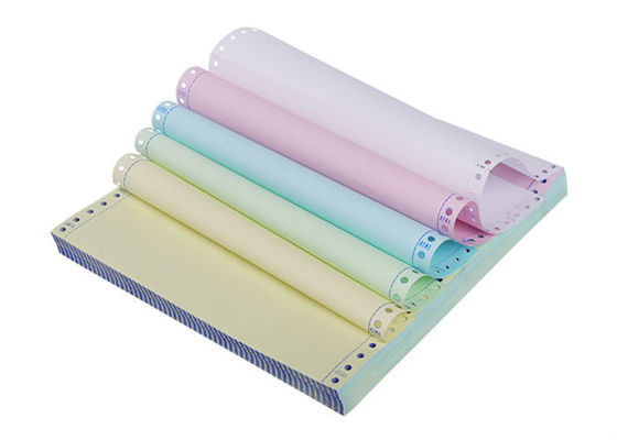 6 camadas de papel de cópia sem carbônio do ODM da polpa do Virgin de 241mm
